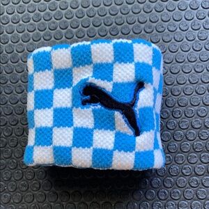 Puma Blue and White Wristband